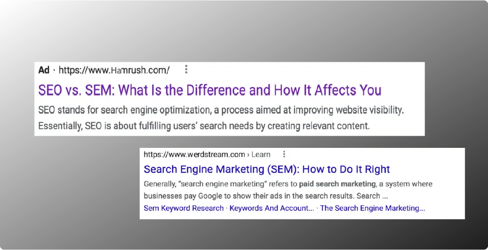 Search Engine Marketing